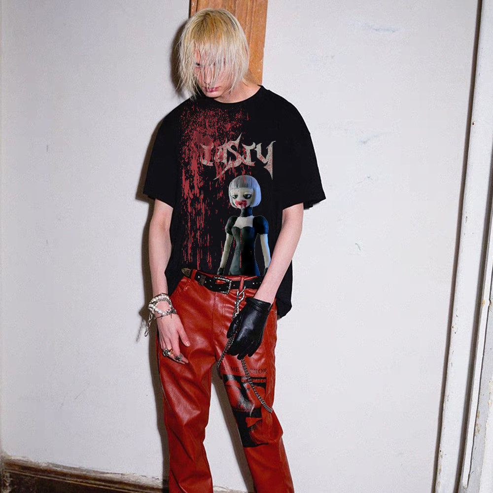 3endlesss "Bloody Doll" Gothic Horror T-Shirt