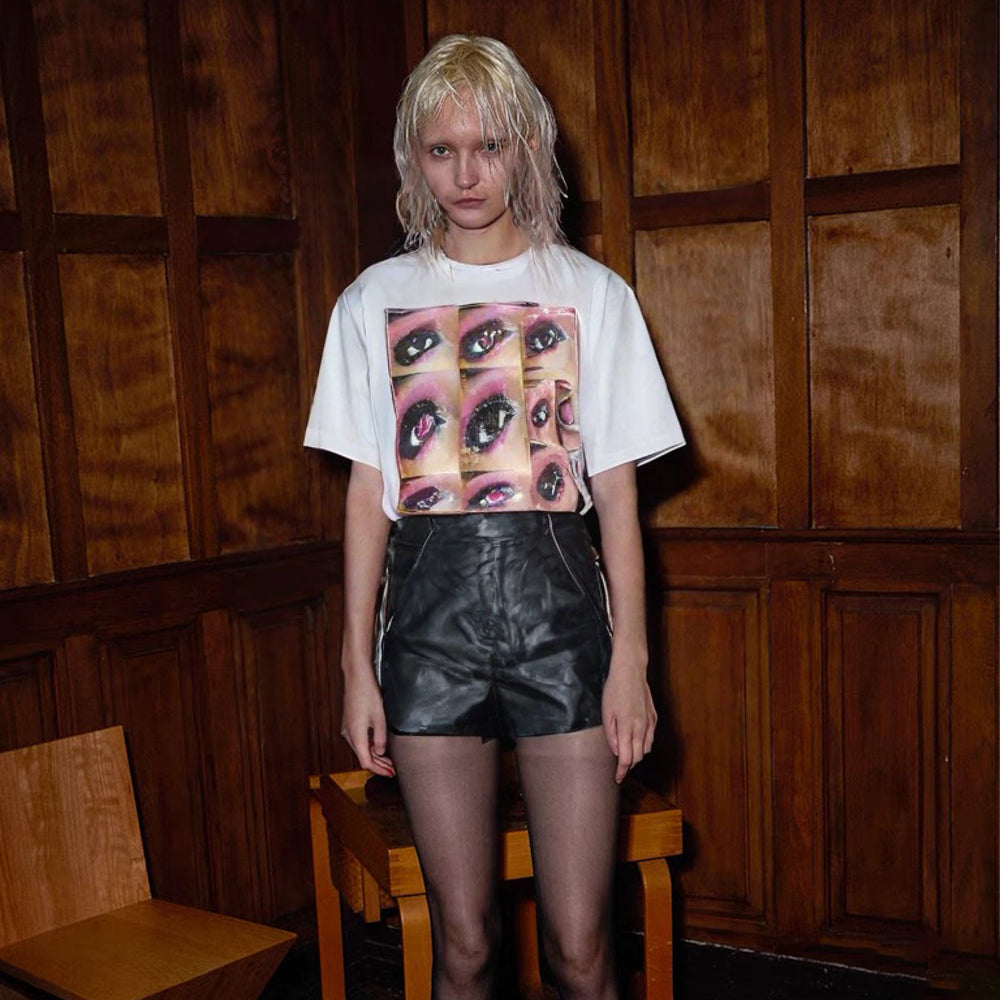 3endlesss "Pixelated Gaze" Surreal Eye T-Shirt