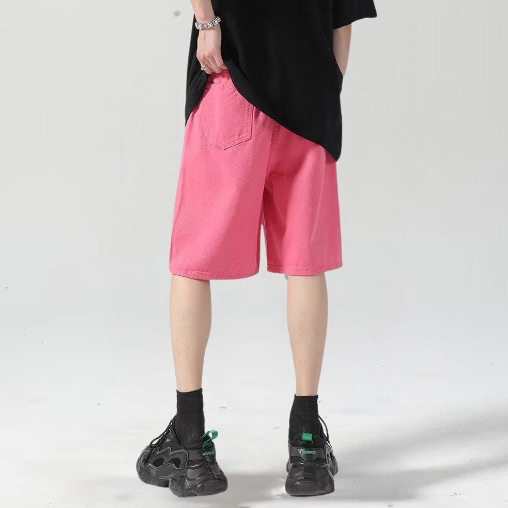 3D Letter Drawstring Shorts