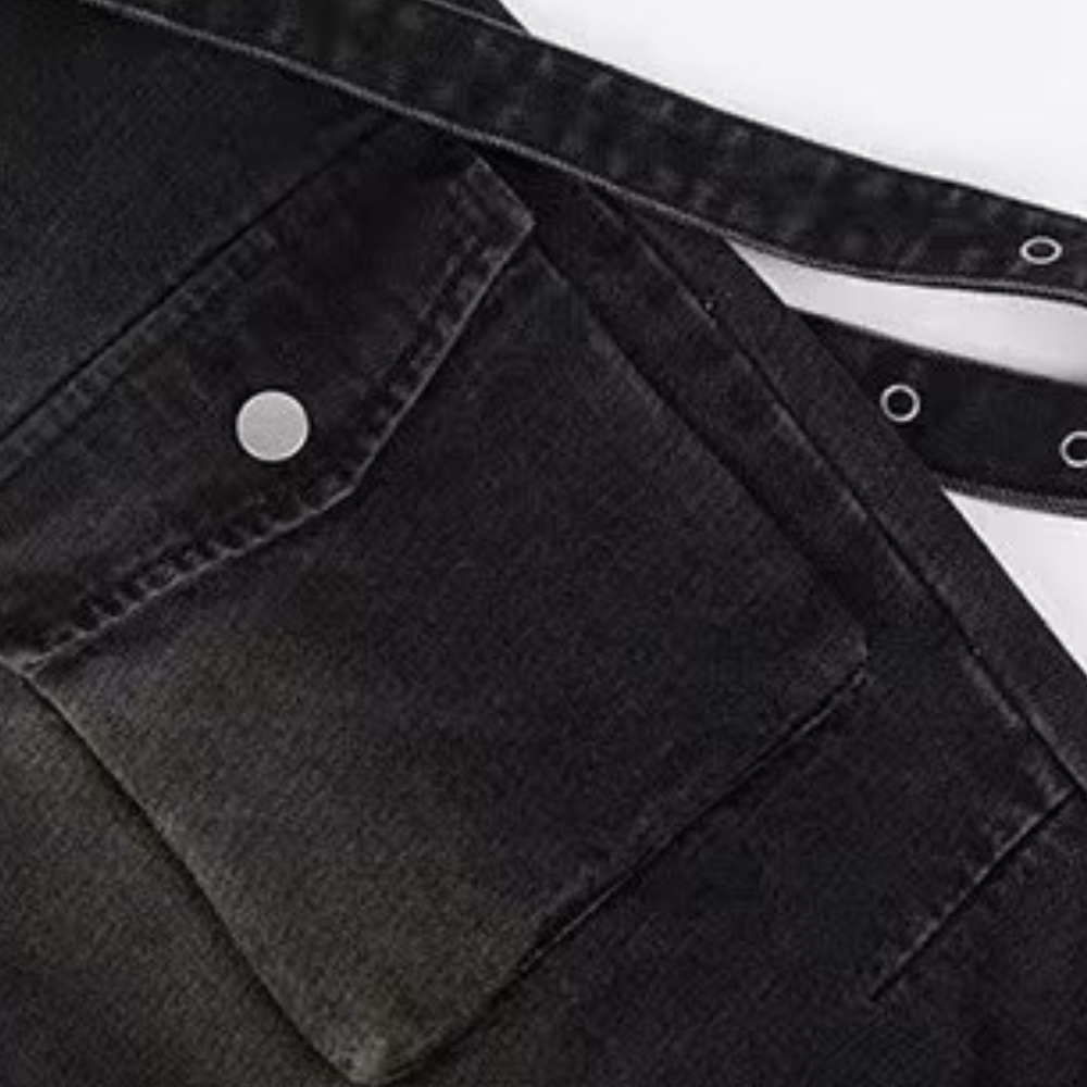 BAGGOUT Multi Pockets Baggy Cargo Jeans