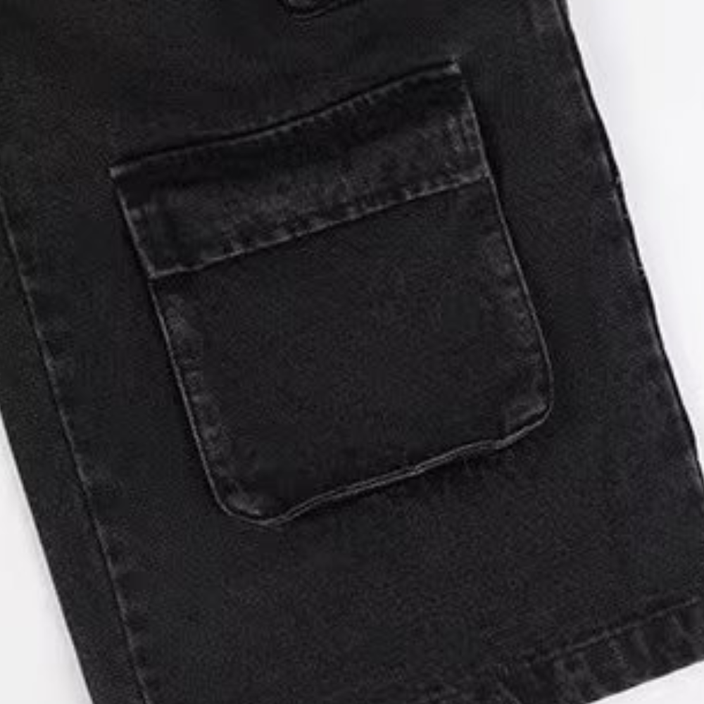BAGGOUT Multi Pockets Baggy Cargo Jeans