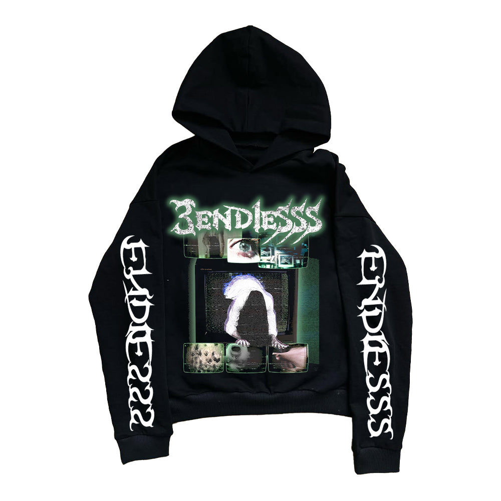 3endlesss "Endless Glitch" Horror Core Hoodie