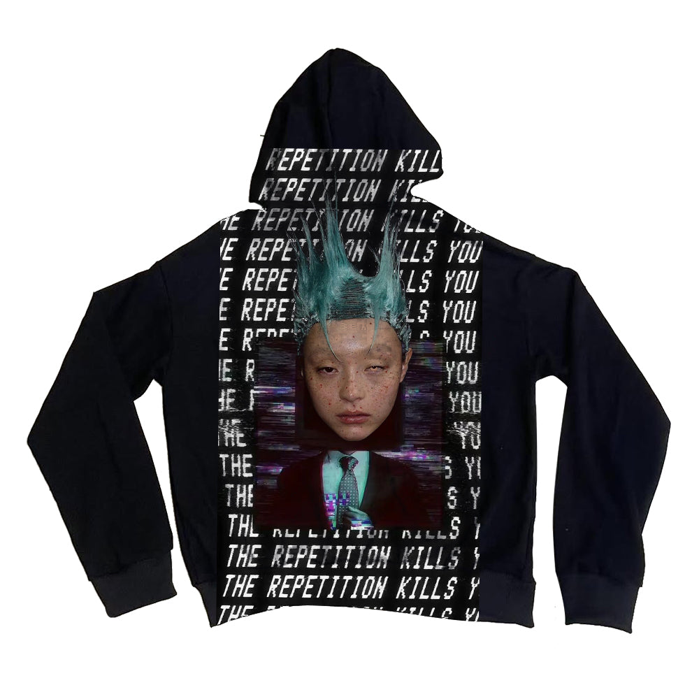 3endlesss "Repetition Kills" Glitch Hoodie
