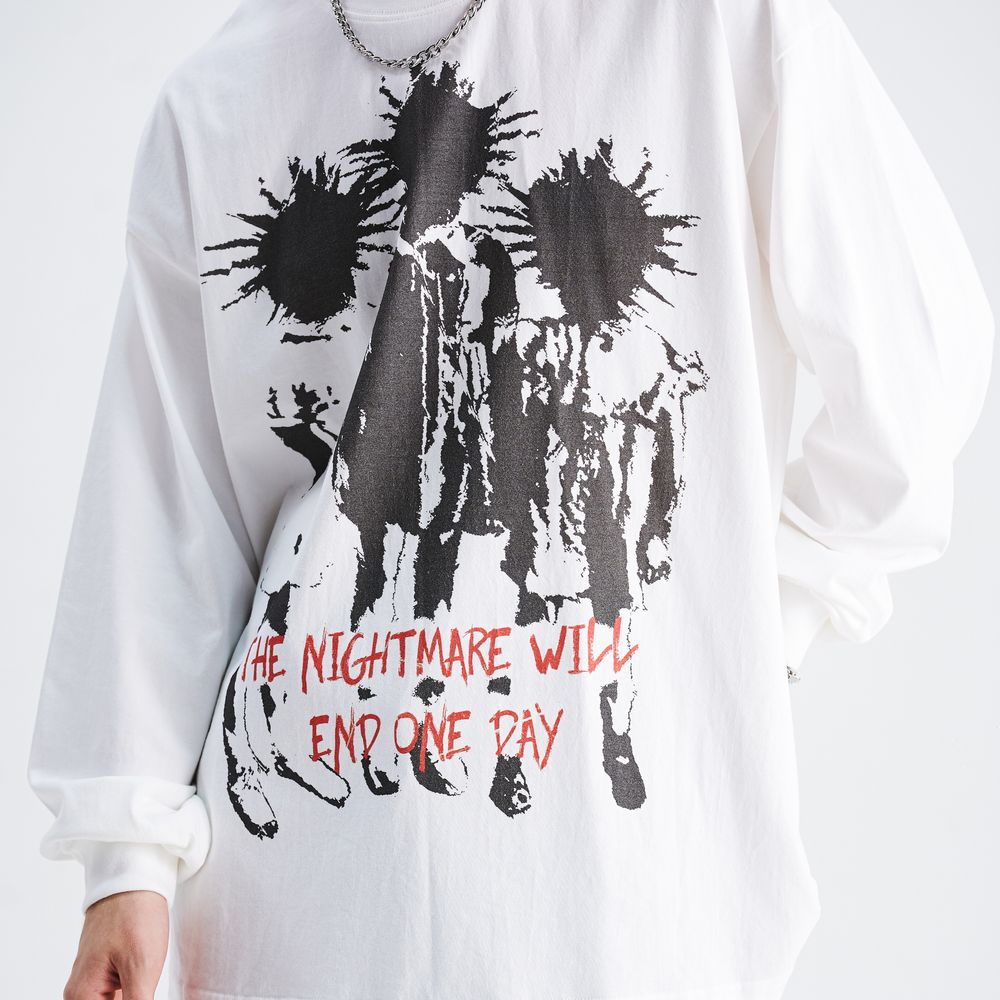 "The Nightmare Will End" Print Sweatshirt