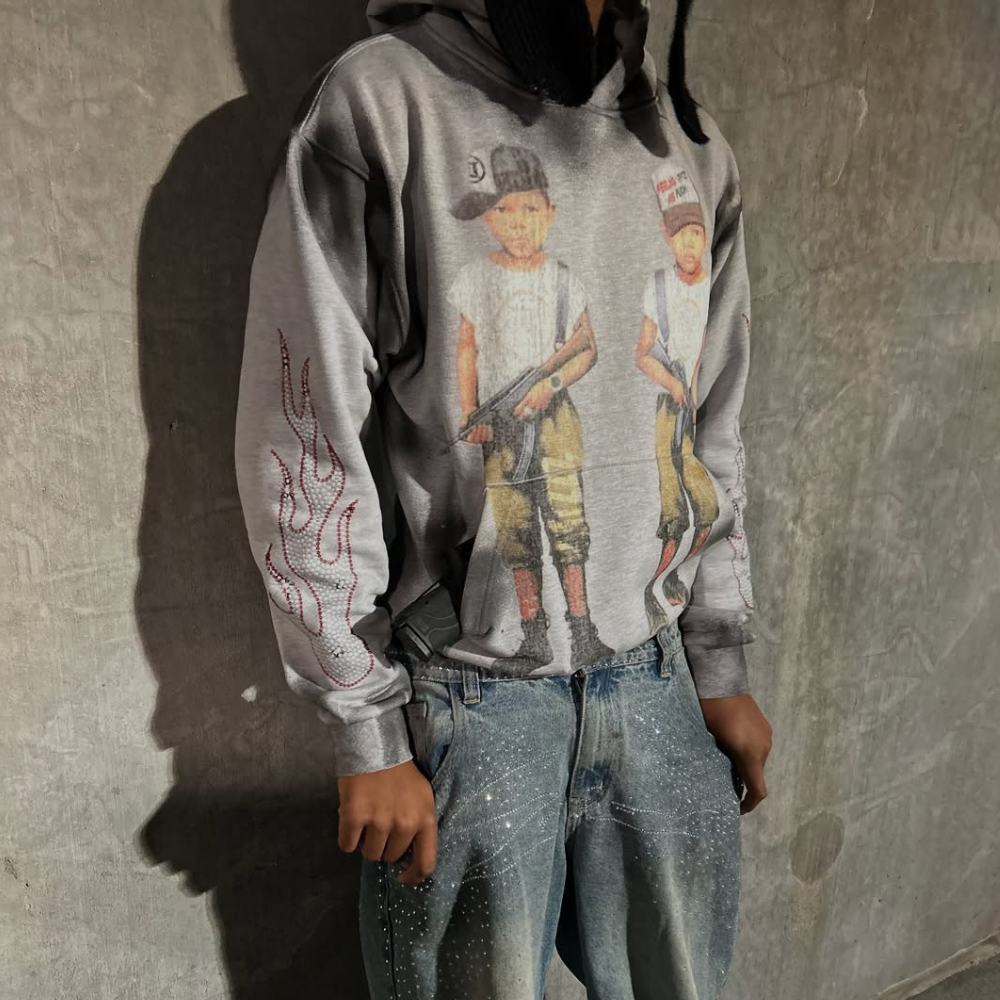 ART IN WAR Born Into Fire – Youth in Conflict Hoodie