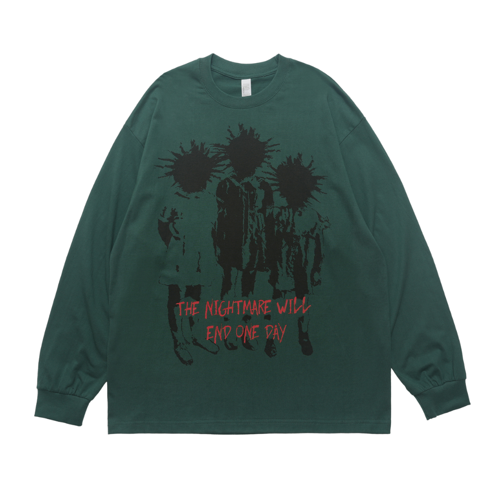 "The Nightmare Will End" Print Sweatshirt