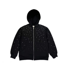 LoopStone Rhinestone All Over Zip Up