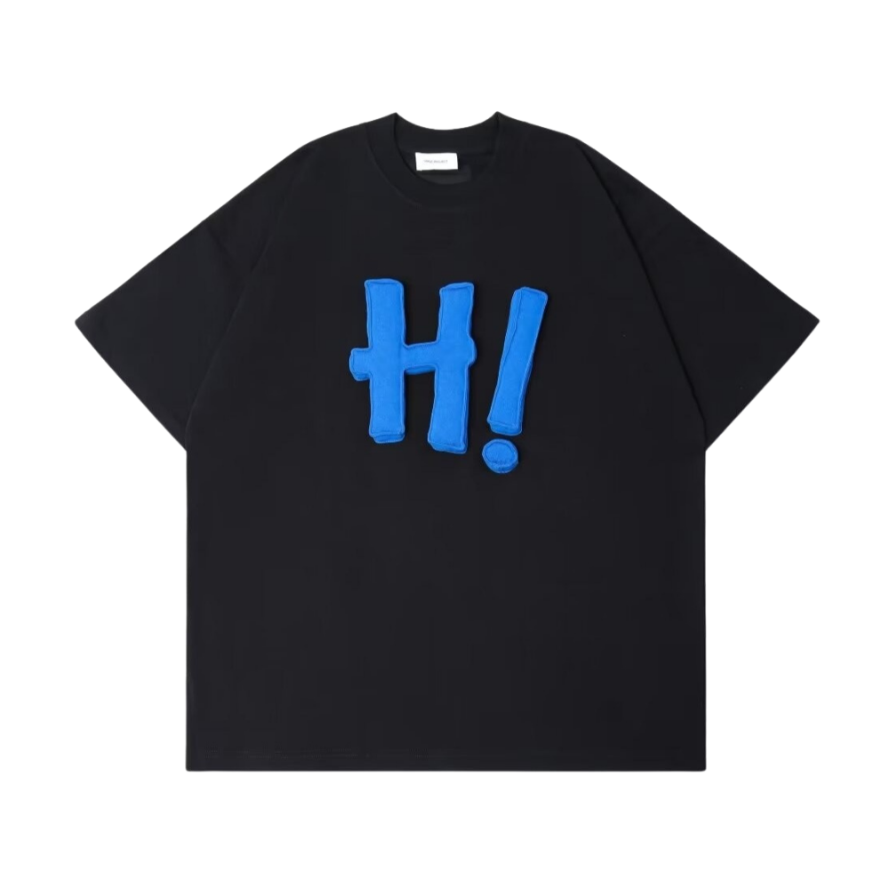 3D Letter Stuffed T-Shirt