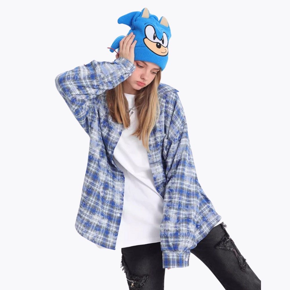 3D Devil Letters Embroidered Shirt