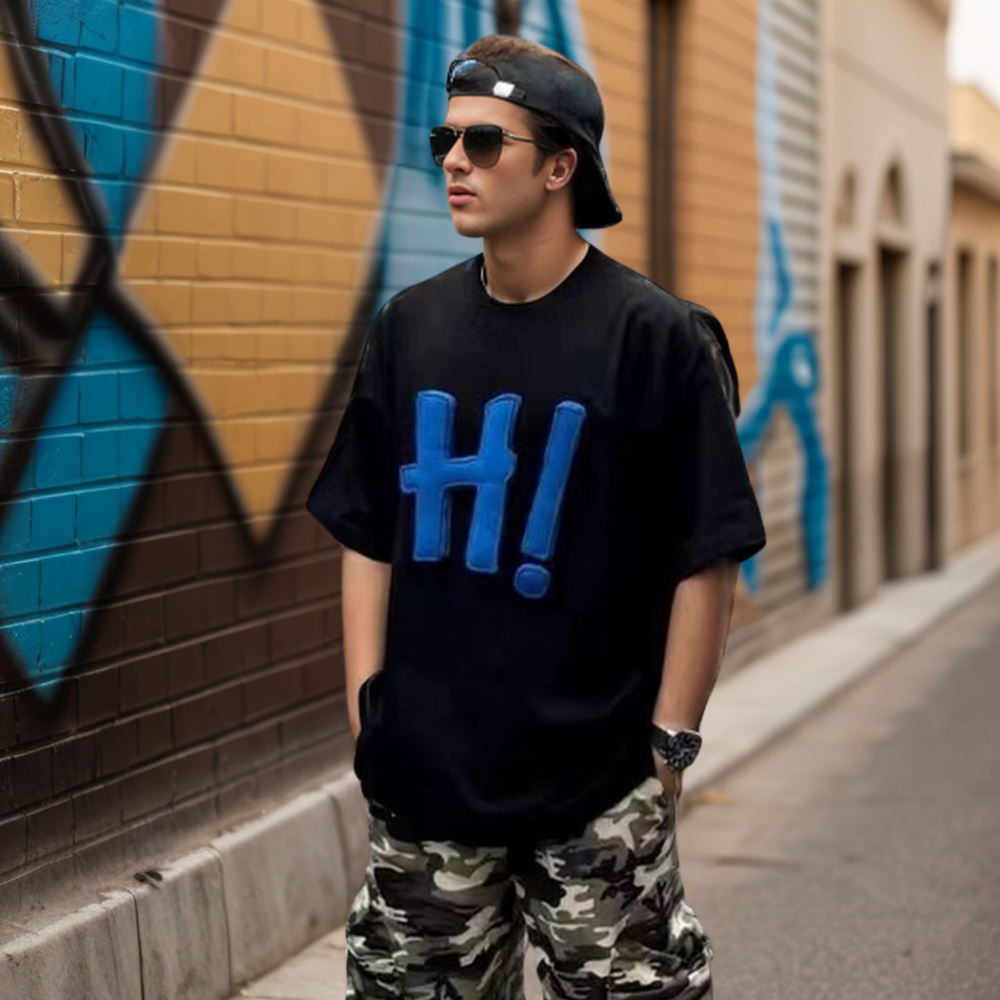 3D Letter Stuffed T-Shirt