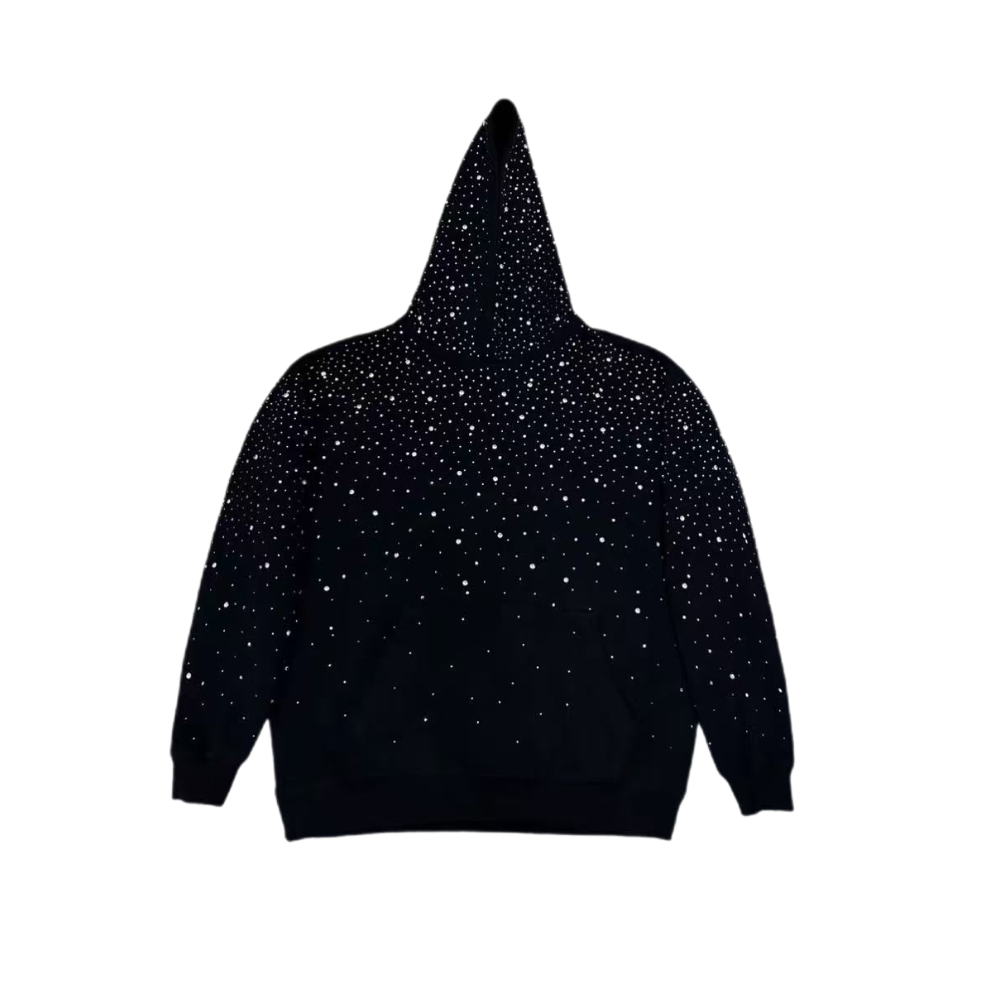 LoopStone Rhinestone All Over Hoodie