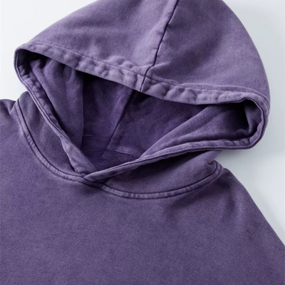Comfort® W01 Washed Hoodie Details