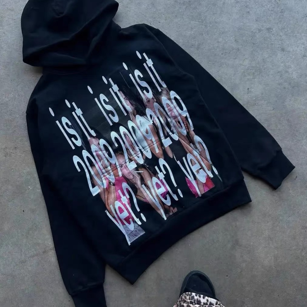 Unseen Echoes Is it 2009 yet? Party Graphic Hoodie
